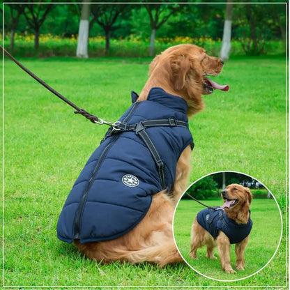 Cappotto per cane con pettorina integrata